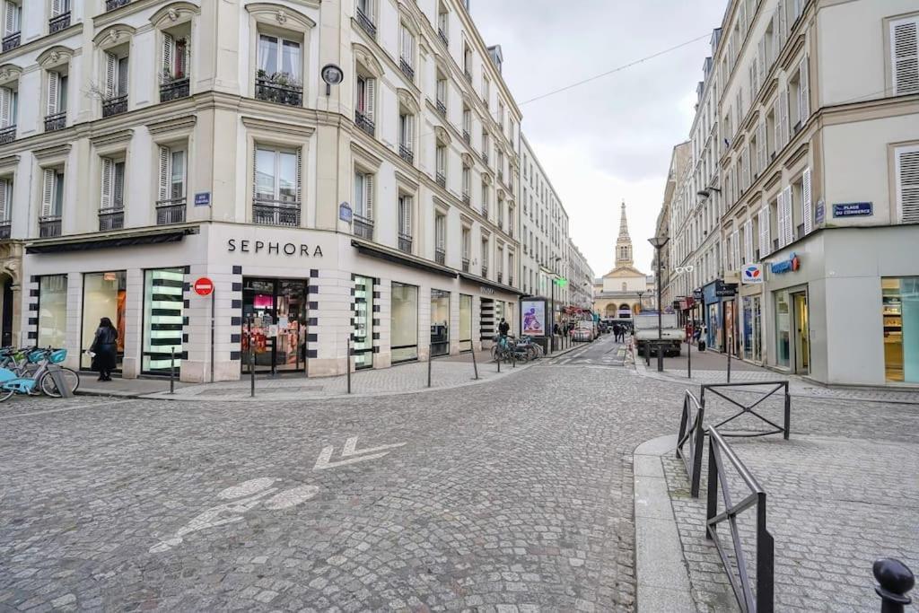 4G#Appart 8Pers # 3 Chambres # Commerce # Paris 15#Ac Exterior foto